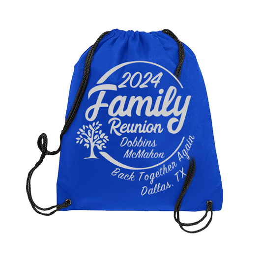 Dobbins McMahon Family Reunion Drawstring Bag